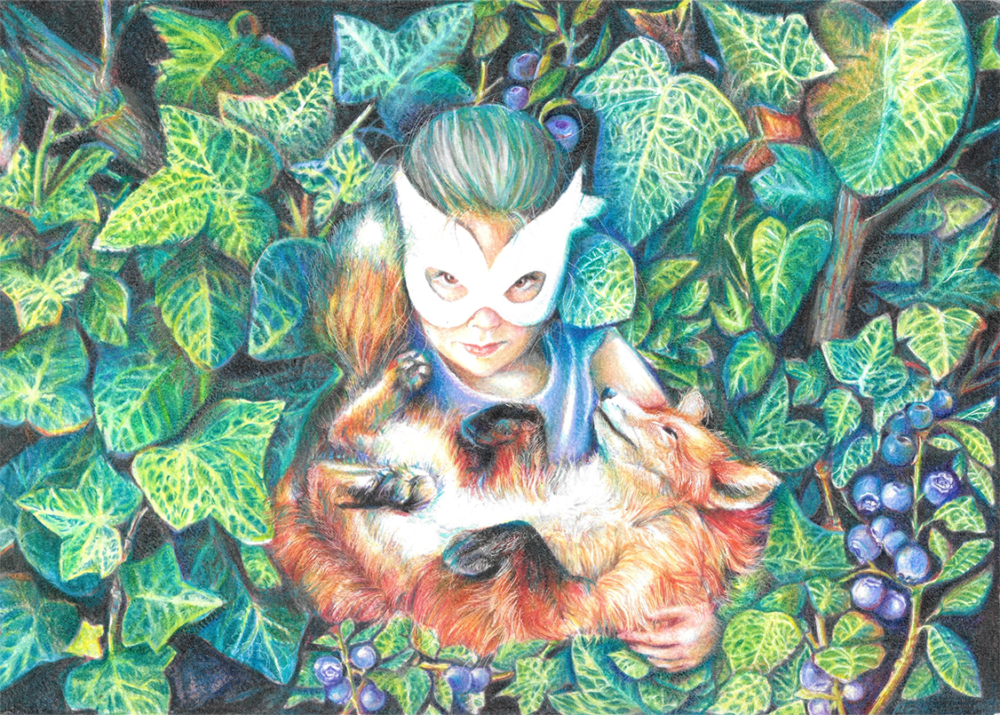 L’Enfant et l’Esprit de la Forêt - 20x29